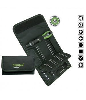 HAUPA - отвертка с трещоточным механизмом "FlexBag" / 104020